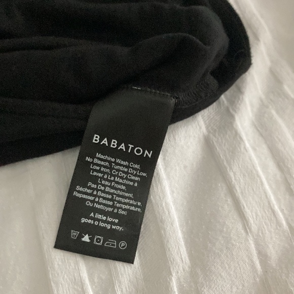 Flattering black tank top with front tie (Babaton) - Picture 4 of 4